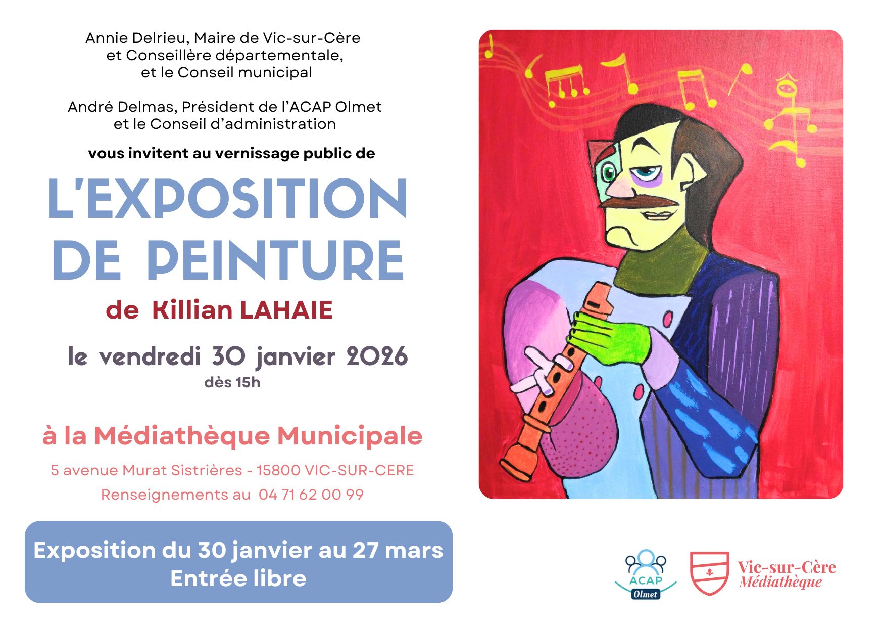EXPOSITION PEINTURE de Killian LAHAIE