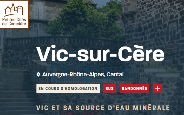 Projet : Label « Petites citées de Caractère »