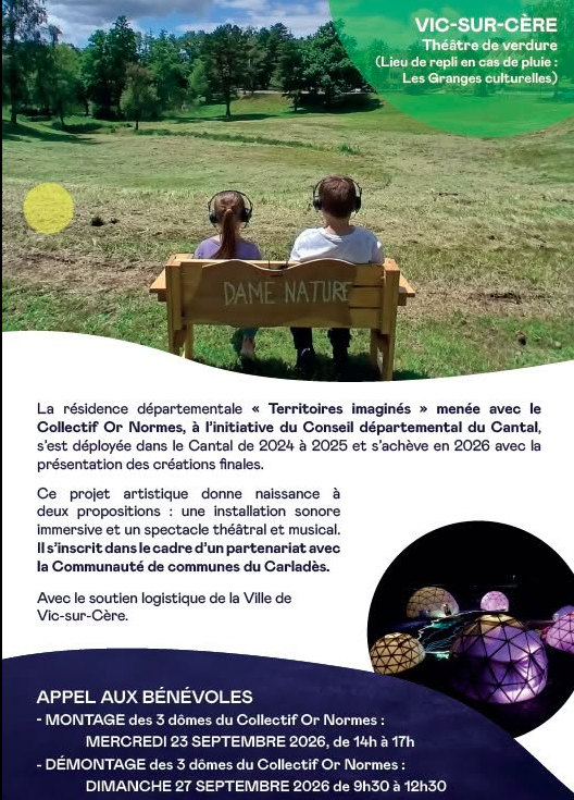 « Dame Nature » : une création artistique au cœur de Vic-sur-Cère
