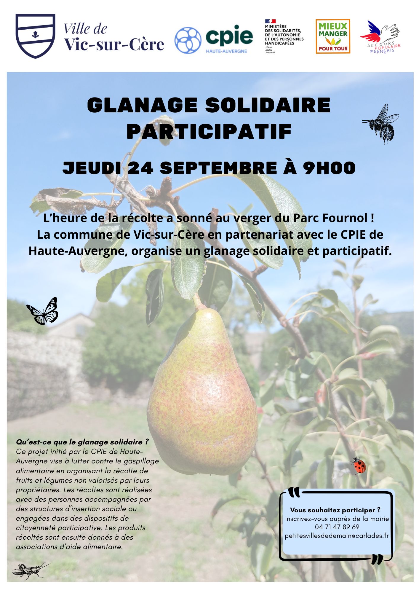 Glanage solidaire et participatif.